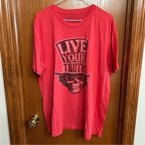 Human Unlimited Red Live Your Truth T-shirt Size 2XL